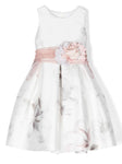 Floral ceremony dress 638 for girls of the brand MIMILÚ