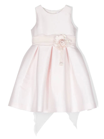 Pink ceremony dress 681 for girls of the brand MIMILÚ