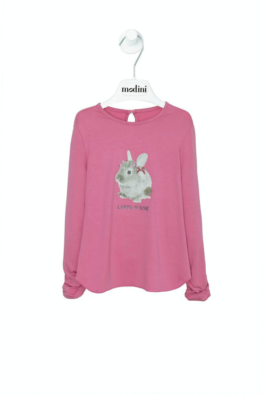 ROPA PARA NIÑOS - CAMISA BLUSA FUCCIA LAPIN HOUSE - Modini Shop