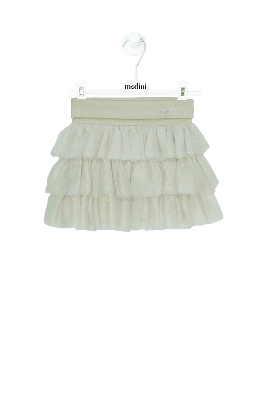 ROPA PARA NIÑAS - FALDA TULL BEIGE LAPIN HOUSE - Modini Shop