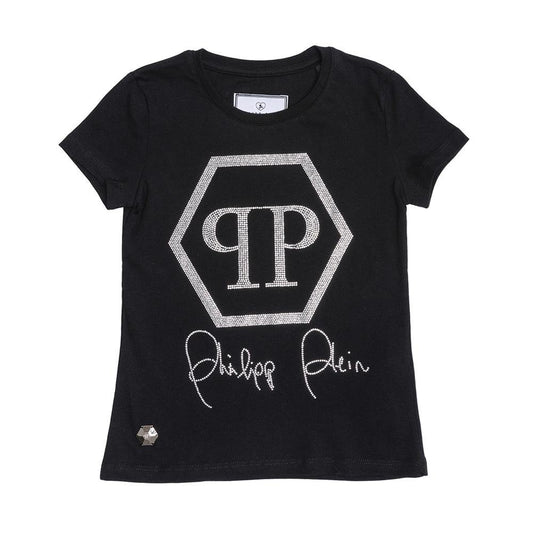 ROPA PARA NIÑOS - CAMISETA NEGRA PHILIPP PLEIN - Modini Shop