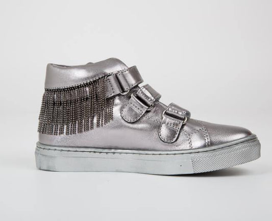 SCARPA PELLE ACCIAIO MISS BLUMARINE - Modini Shop