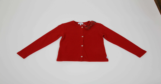 ROPA PARA NIÑAS - CARDIGAN ROJO MAGIL - Modini Shop