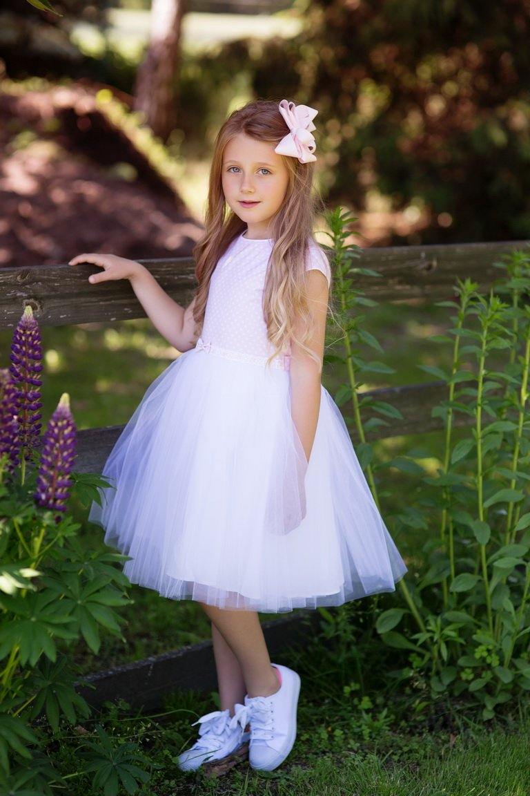 ROPA PARA NIÑAS - VESTIDO ROSA DAGA - Modini Shop