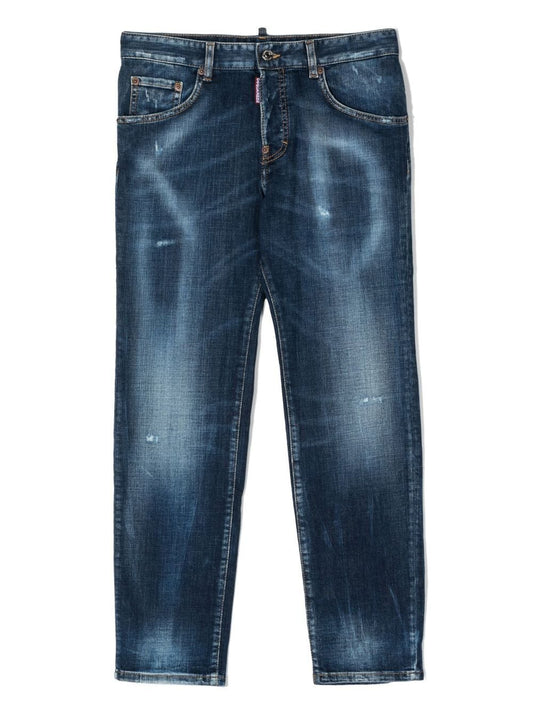 Ropa para niños - pantalón tejano DQ0731 DSQUARED2