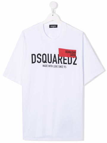 Ropa para niños - camiseta blanca Slouch Fit DSQUARED2