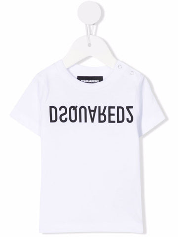 Childrenswear - DSQUARED2 white logo t-shirt