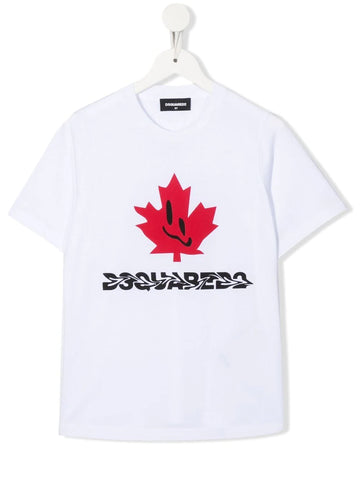 Children's clothing - white t-shirt with DSQUARED2 print