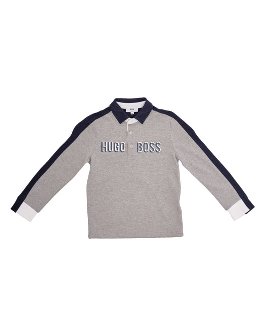 ROPA PARA NIÑOS - POLO MANGAS LARGAS HUGO BOSS