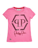 Ropa para niños - camiseta rosa Philipp Plein