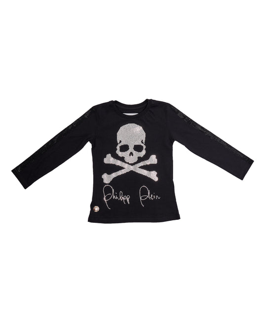 Ropa para niños  - camiset neck LS signature Philipp Plein