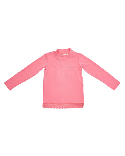 ROPA PARA NIÑAS - CAMISETA ROSA TWINSET