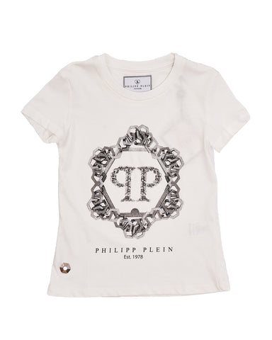 Ropa para niños - camiseta cremisi Philipp Plein