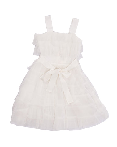 ملابس الأطفال - فستان أبيض أوف وايت