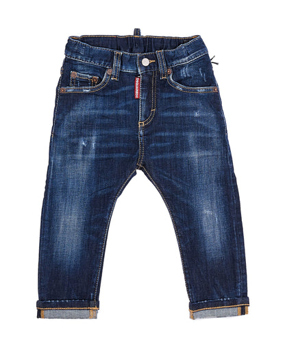 Ropa para niños - pantalón tejano oscuro DSQUARED2