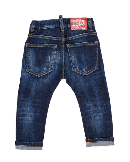 Ropa para niños - pantalón tejano oscuro DSQUARED2