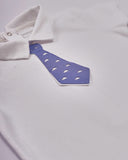 White bodysuit for child with slippers 48964 La Perla