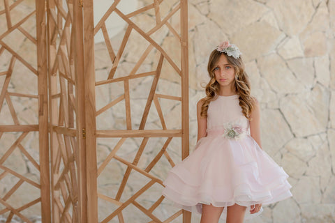 Vestido 420 de ceremonia para niñas de la marca MIMILÚ