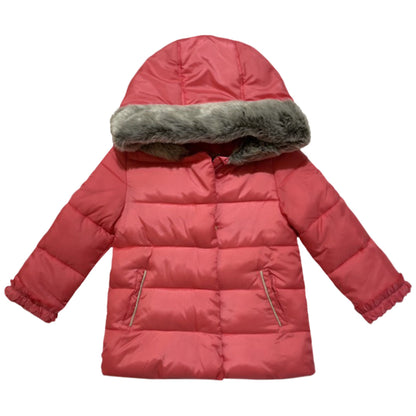 GIRL'S POLYESTER PINK WINTER JACKET LILI GAUFRETTE