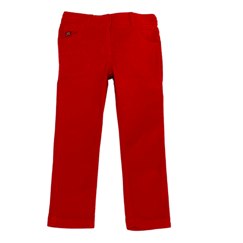 ملابس للفتيات - سروال مخملي أحمر من ليلي غوفريت