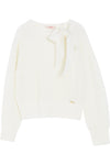 Jersey blanco con manga larga de la marca LIUJO