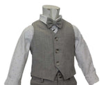 Traje gris con chaleco sin chaqueta para el niño Ambarabá
