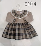 ملابس أطفال - فستان تريكو ومنقوش لطفلة رضيعة Baby Fashion