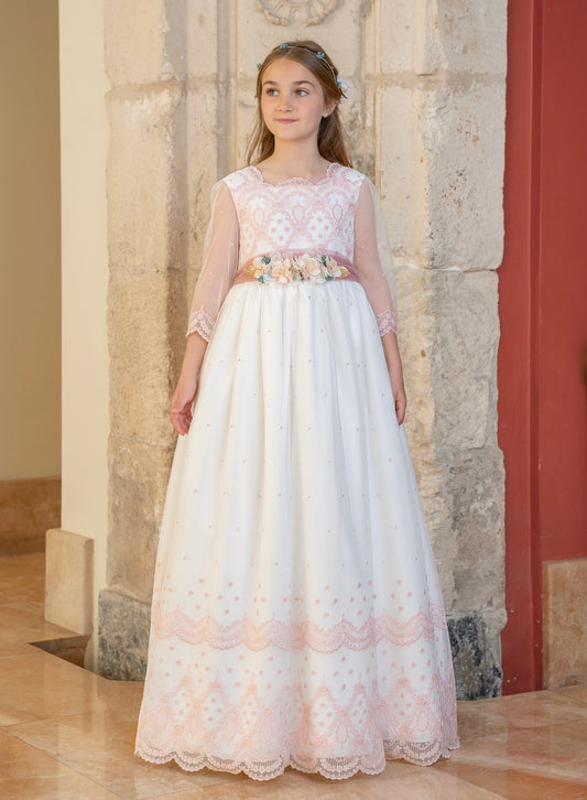Vestido de comunion URSULA de la marca ALHUKA