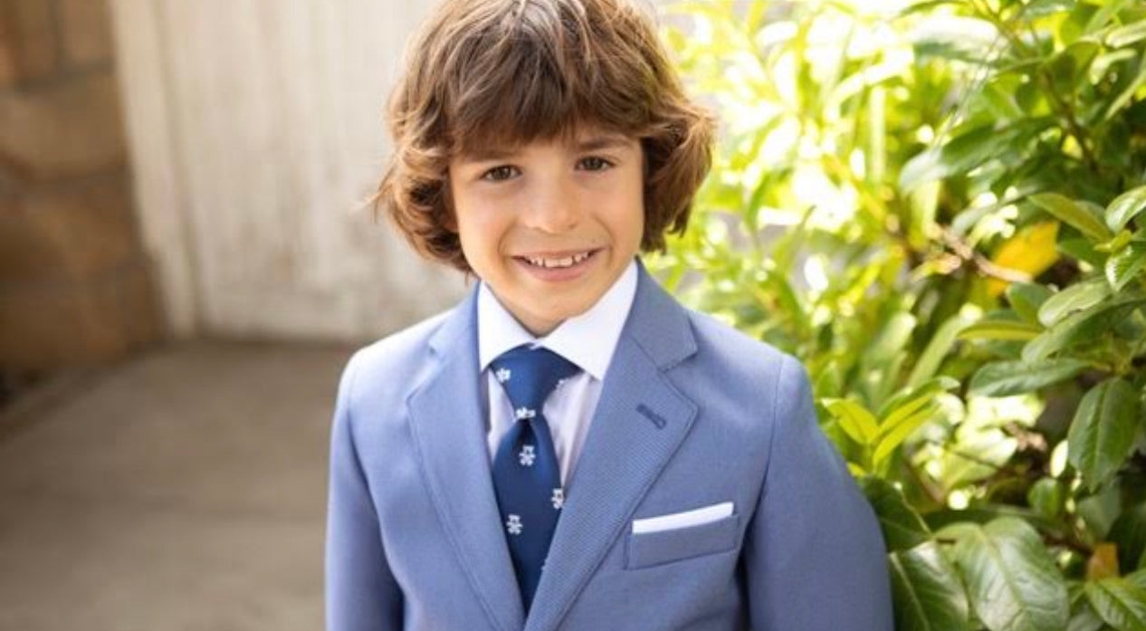Traje completo con americana azul claro para el niño NOVA DRIMA