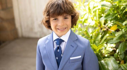 Traje completo con americana azul claro para el niño NOVA DRIMA