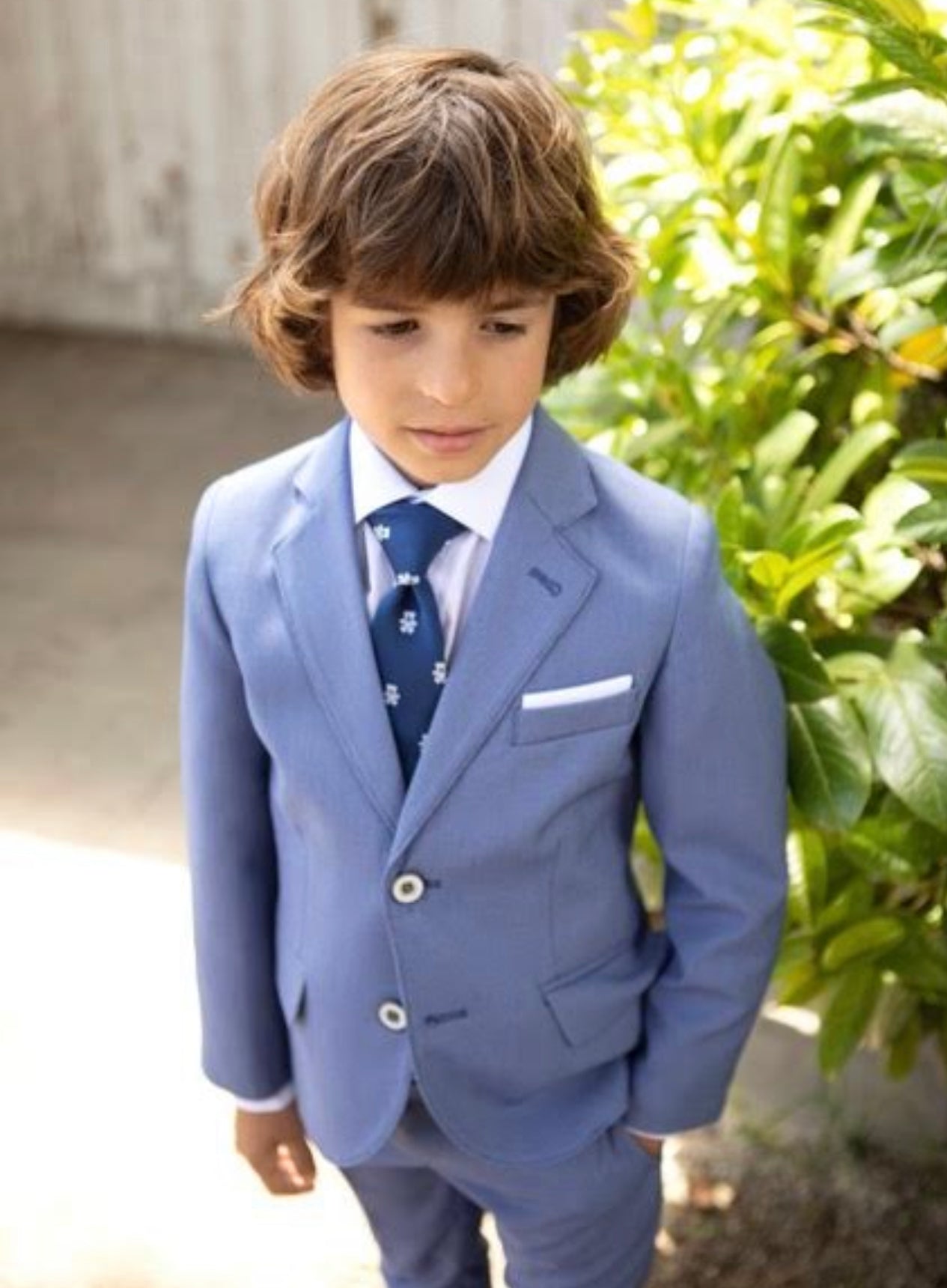 Traje completo con americana azul claro para el niño NOVA DRIMA