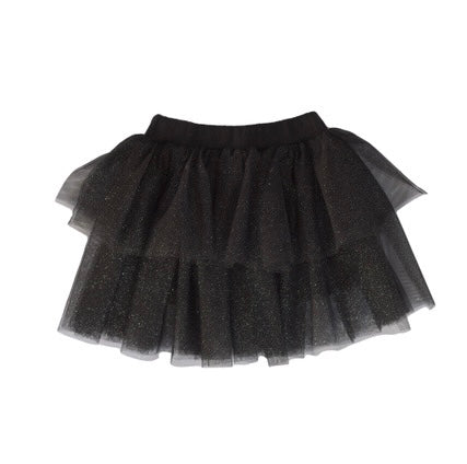 Ropa para niñas - falda negra con brillo MAGIL