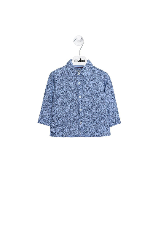 ROPA PARA NIÑOS - CAMISA AZUL CLARO JEAN BOURGET - Modini Shop