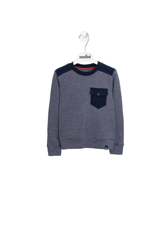 ROPA PARA NIÑOS - JERSEY DENIM INDIGO JEAN BOURGET - Modini Shop