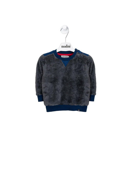 ROPA PARA NIÑOS - JERSEY GRIS JEAN BOURGET - Modini Shop