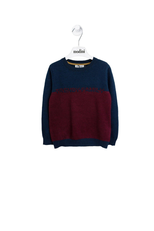 ROPA PARA NIÑOS - JERSEY DENIM BORDEAUX JEAN BOURGET - Modini Shop