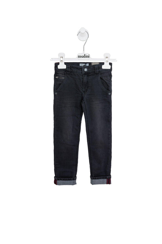 ROPA PARA NIÑOS - PANTALÓN DENIM GRIS JEAN BOURGET - Modini Shop