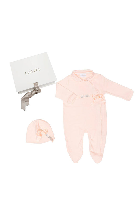 Body con manga larga de algodón para bebé niña invierno La Perla - Modini Shop