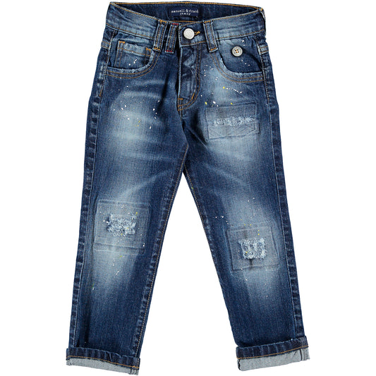 ROPA PARA NIÑOS - TEJANOS AZUL MANUELL&FRANK