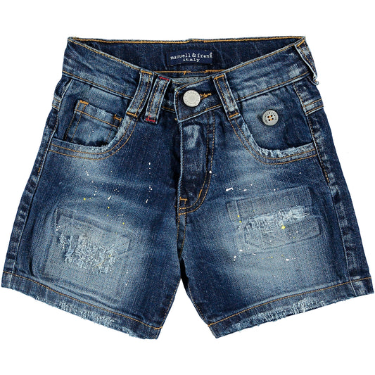 ROPA PARA NIÑOS - PANTALÓN CORTO TEJANO MANUELL&FRANK