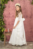 Pauline communion dress for girl of the Flor de C brand