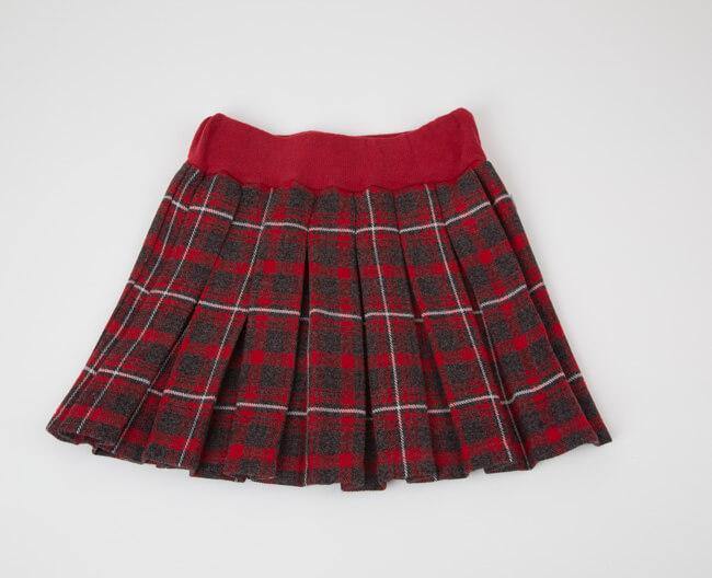 ROPA PARA NIÑAS - FALDA CUADRO INGLES MAGIL - Modini Shop