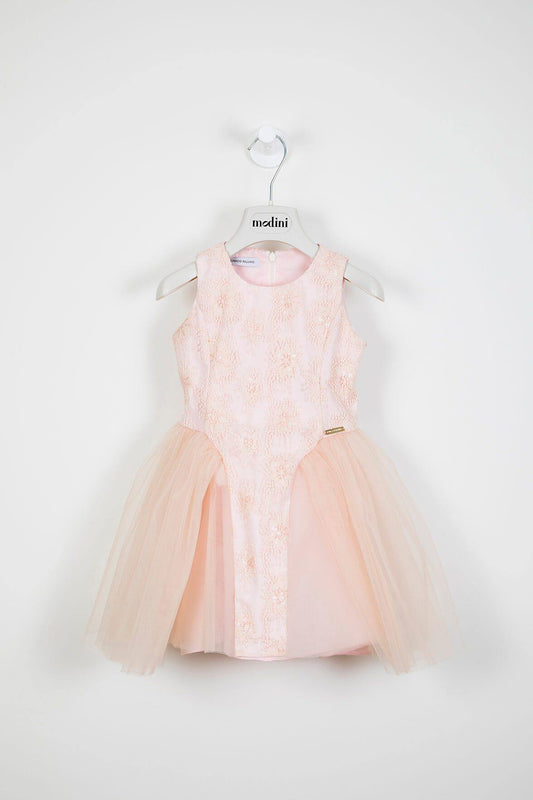 ROPA PARA NIÑOS - VESTIDO BEIGE NIÑA I PINCO PALLINO - Modini Shop