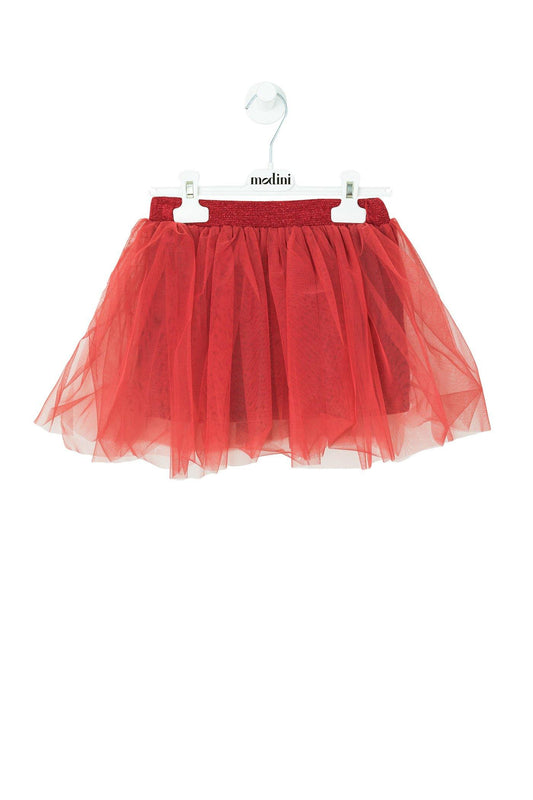 ROPA PARA NIÑAS - FALDA TULL ROJA DE MAGIL - Modini Shop
