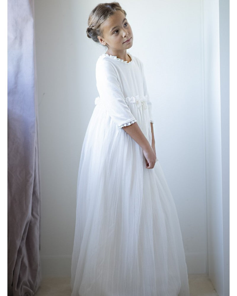 Vestido de comunión Visina de la marca PETRITAS (lazada no incluida)