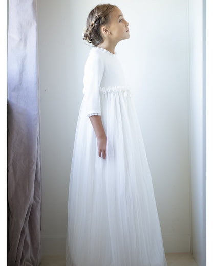 Vestido de comunión Visina de la marca PETRITAS (lazada no incluida)