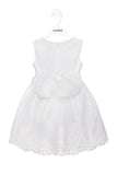 Vestido de ceremonia 352 en color blanco para niñas de la marca MIMILÚ