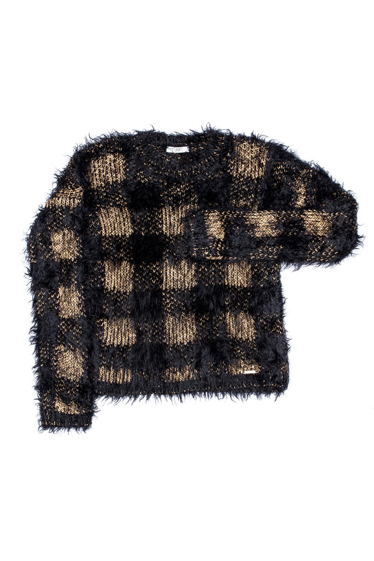 ROPA PARA NIÑAS -  JERSEY ORO/NEGRO