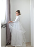 White Plumetti First Communion dress by PETRITAS brand