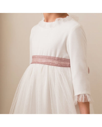 Vestido de comunión Tul Capa de la marca PETRITAS (lazada no incluida)